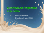 Alternativas vegetales a la leche Alternativas vegetales a la leche