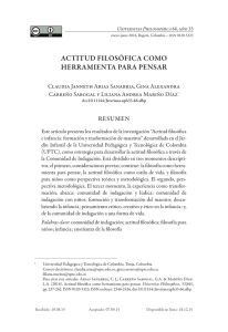 actitud filosófica como herramienta para pensar