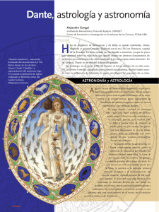 Dante, astrología y astronomía