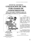 UTILIZACION XML PARA BASES DE CONOCIMIENTOS