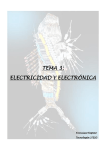 TEMA 3: ELECTRICIDAD Y ELECTRÓNICA