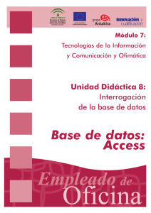 Base de datos: Access