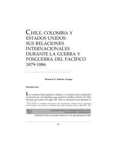 hile, colombia y estados unidos: sus relaciones
