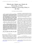 Método para Adaptar una Librería de Processing a la Web Method