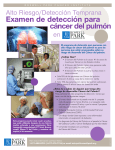 Examen de detección para cáncer del pulmón