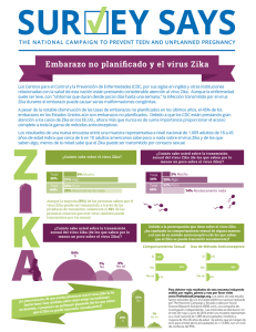 Embarazo no planificado y el virus Zika