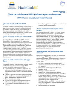 Virus de la influenza H1N1