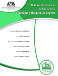 Manual de prácticas de laboratorio Fisiología y Bioquímica Vegetal