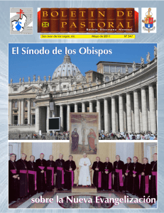 sobre la Nueva Evangelización El Sínodo de los Obispos