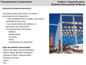 Procedimientos Constructivos Unidad 3: Superestructura Sistemas