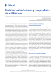 Editorial Resistencias bacterianas y uso prudente de antibióticos