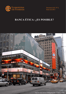banca ética: ¿es posible? - Economistas sin Fronteras