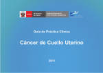 Guías clínicas en base a la Guía del NCCN cáncer de cuello uterino