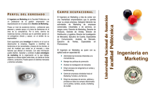 Ingeniería en Marketing Facultad Politécnica