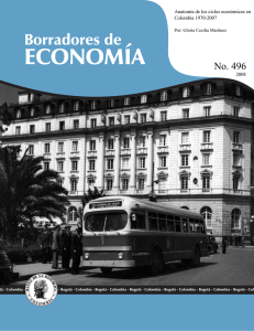 Anatomía de los ciclos económicos en Colombia 1970-2007