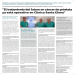 “El tratamiento del futuro en cáncer de próstata ya está operativo en