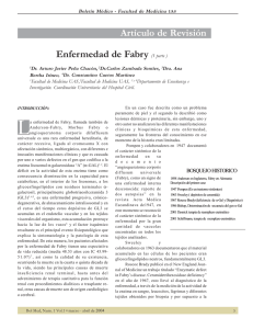Enfermedad de Fabry (1 parte ) Artículo de Revisión