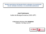 José Castresana Institut de Biologia Evolutiva