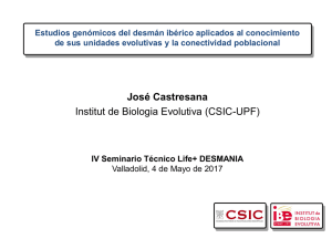 José Castresana Institut de Biologia Evolutiva