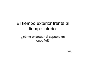 Cómo expresar el aspecto en espanol Archivo