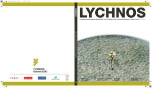 monográfico de la revista Lychnos 3