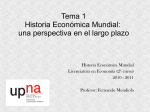 Tema 1 Historia Económica Mundial: una perspectiva en