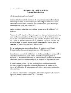 Historia de la Publicidad - LA USINA energía creativa