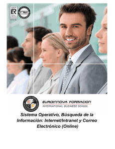 Sistema Operativo, Búsqueda de la Información: Internet/Intranet y