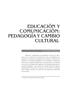 Educación y comunicación