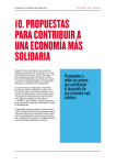 10. propuestas para contribuir a una economía más solidaria