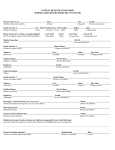 patient registration form (formulario de registro del paciente)