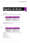 Cap. 10: Álgebra de Boole