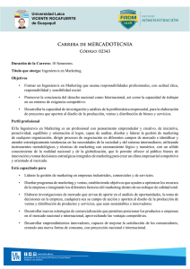 Ingeniería en Marketing. - Universidad Laica Vicente Rocafuerte de