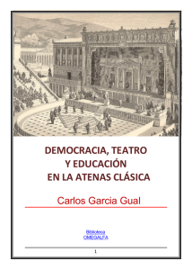 Democracia, teatro y educación en la Atenas clásica