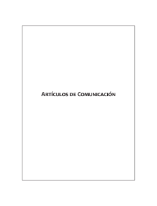 Artículos de Comunicación - Investigación