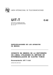 UIT-T Rec. O.42 (10/84) Aparato de medida de la distorsión no