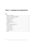 Tema 1: Lenguajes de programación - RUA