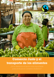 Comercio Justo y el transporte de los alimentos