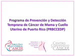 prbccedp - Cancer de Seno y Cuello Uterino