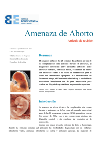 Articulo_amenaza_de_aborto_pdf - Hospital Beneficencia Española