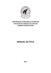 Manual de ética FCSX - Universidad Autónoma de Asunción