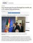 Las razones por las que Portugal ha crecido un 1,1% contra todo