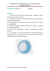 resumen de modelos atómicos - estudiandolatablaperiodica