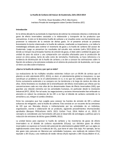 La Huella de Carbono del Azúcar de Guatemala, Zafra 2013