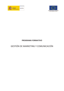 gestión de marketing y comunicación