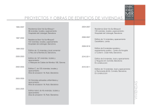 PROYECTOS Y OBRAS DE EDIFICIOS DE VIVIENDAS
