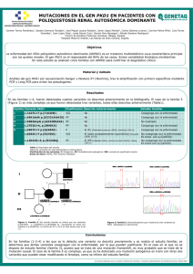 Microsoft PowerPoint - Mutaciones en el gen PKD1 en