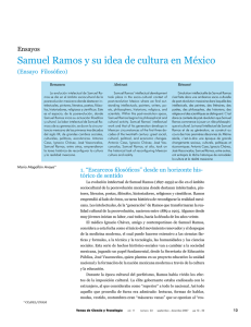 Samuel Ramos y su idea de cultura en México