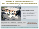 Proyectos de construcciones industriales