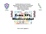 Tema XIV: Biodiversidad - Ciencias Biológicas 3° Año
